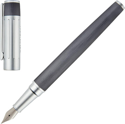 Hugo Boss Fountain Pen Gear Ribs Gun