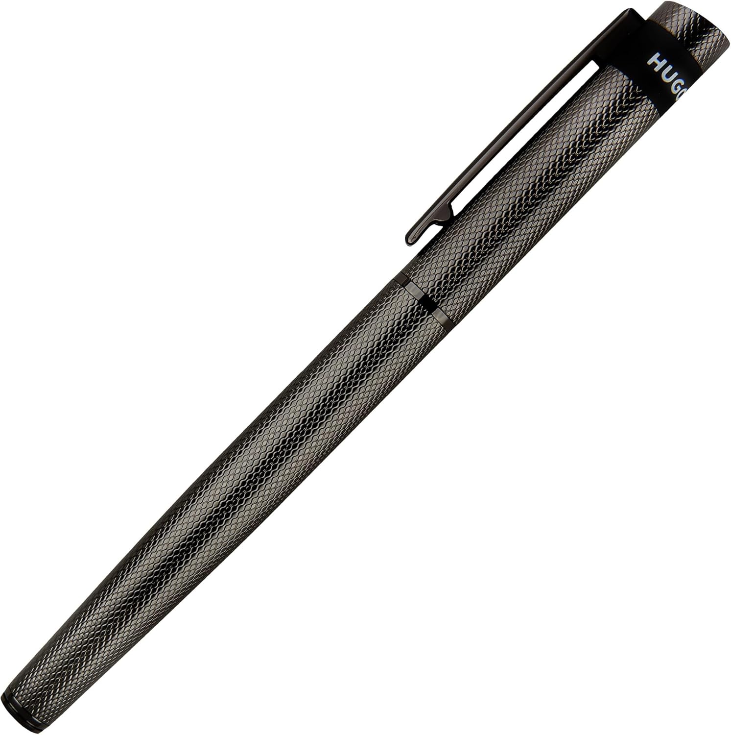 Hugo Boss Loop Diamond HSW3672D Fountain Pen Brass Gun Length 14.7cm Nib Size M