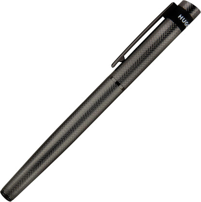 Hugo Boss Loop Diamond HSW3672D Fountain Pen Brass Gun Length 14.7cm Nib Size M