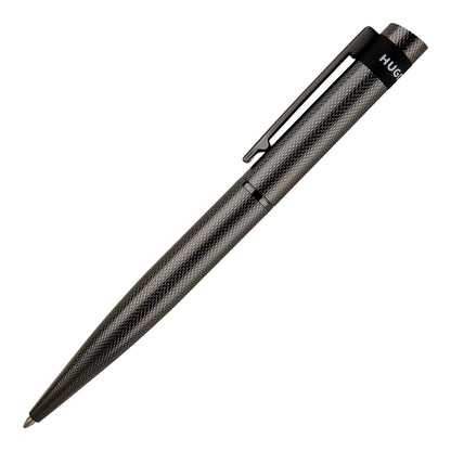Hugo Boss Loop Diamond HSW3674D Brass Ballpoint Pen Gun Length: 14.6cm Blue