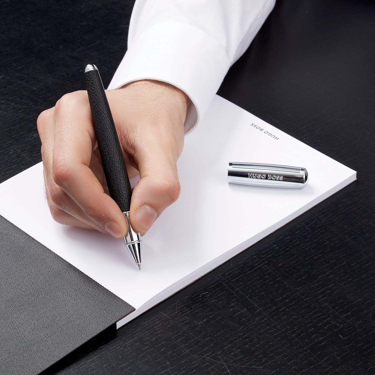 HUGO BOSS Pure Iconic Rollerball Pen Black