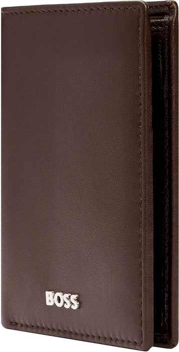 Classic Smooth Folding Card Holder, Coffee brown, 16.2, Classic