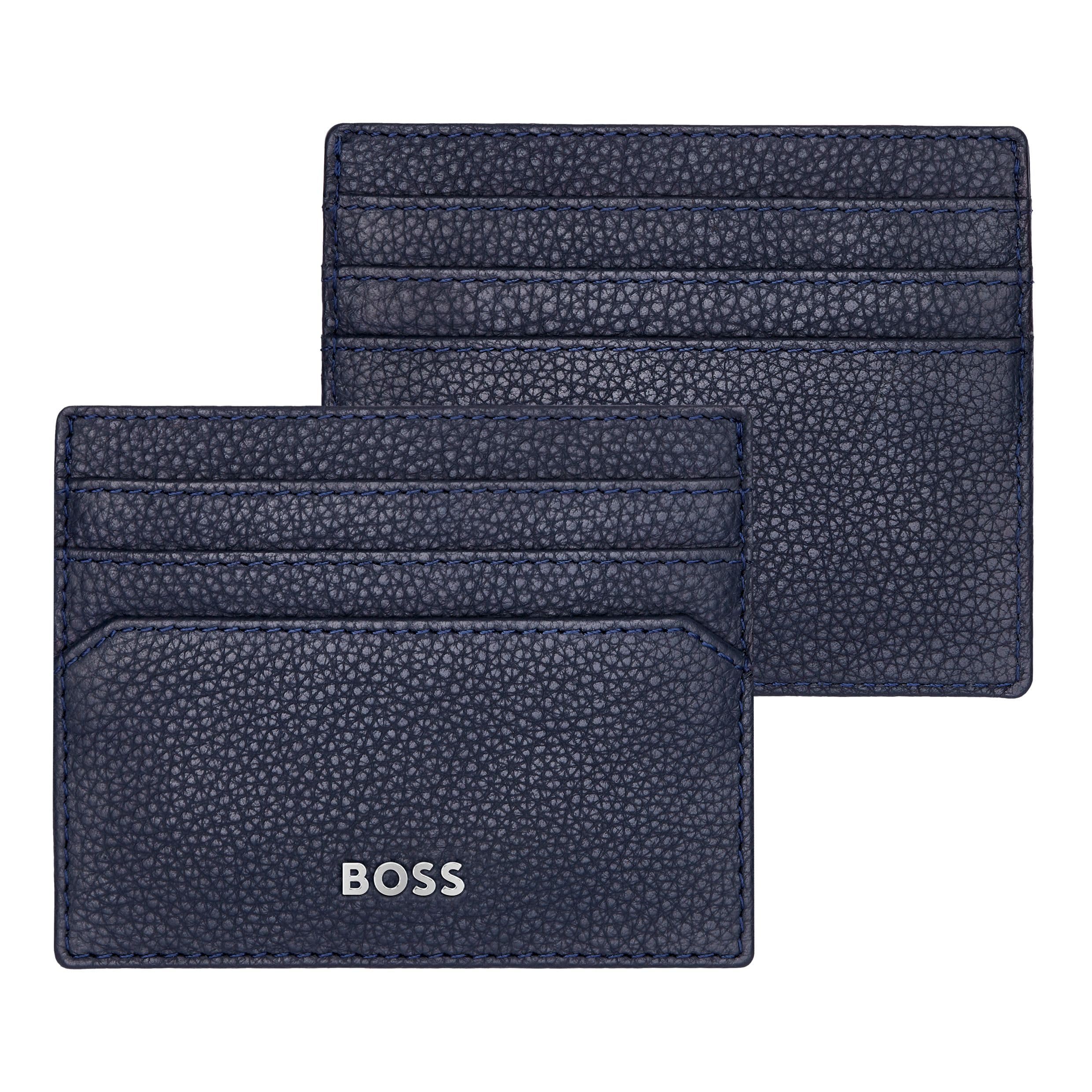 Classic Grained Card Holder, blue, 16.2, Classic