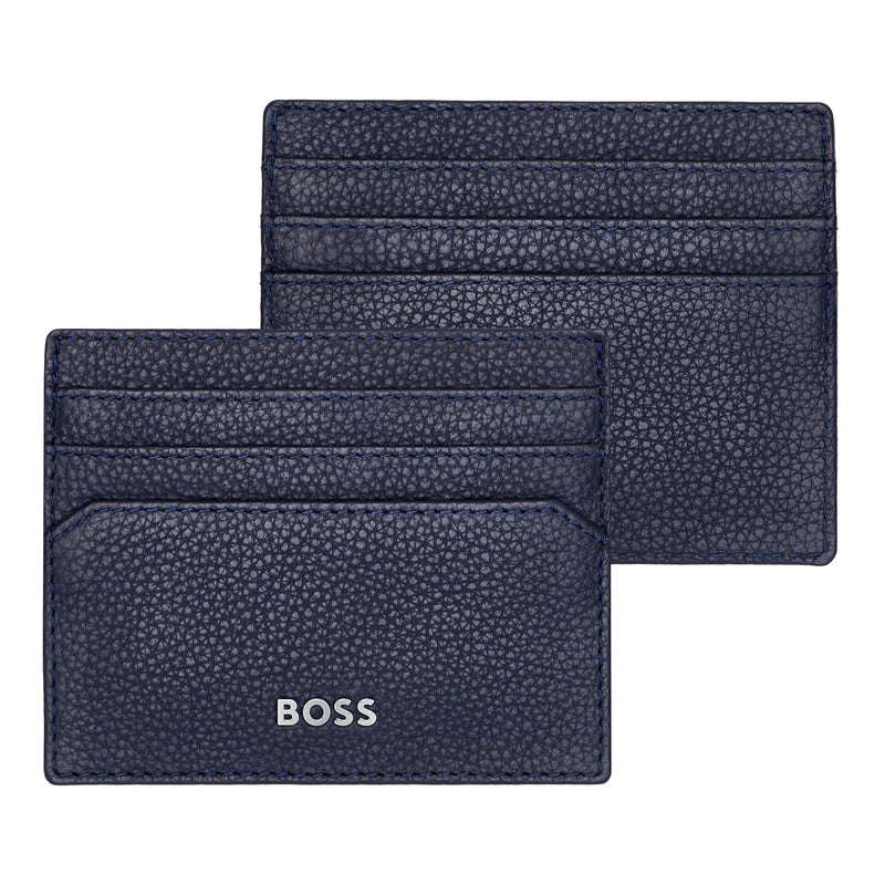 Classic Grained Card Holder, blue, 16.2, Classic