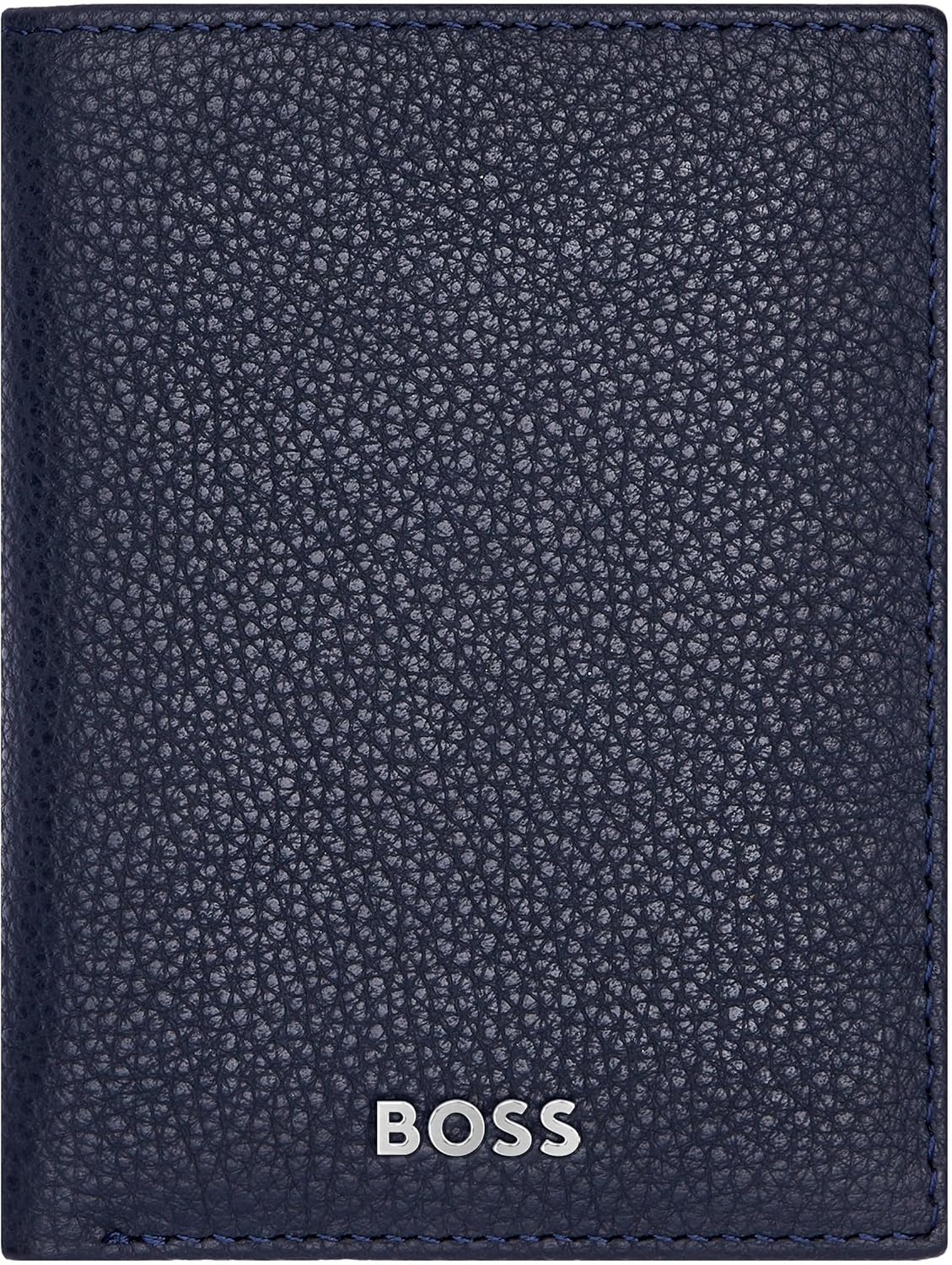 Triple Classic Grained Card Holder, blue, 16.2, Classic