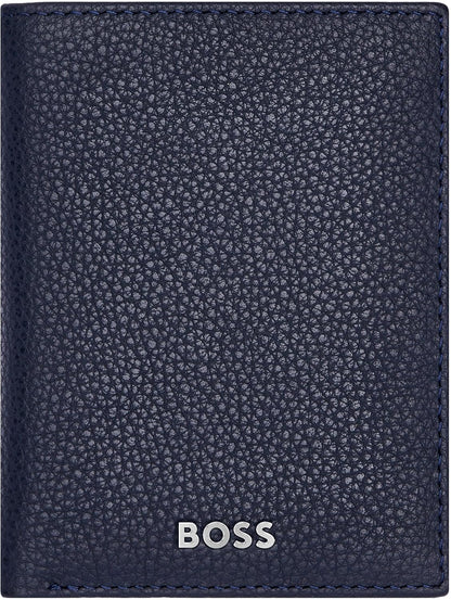 Triple Classic Grained Card Holder, blue, 16.2, Classic