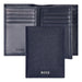 Triple Classic Grained Card Holder, blue, 16.2, Classic