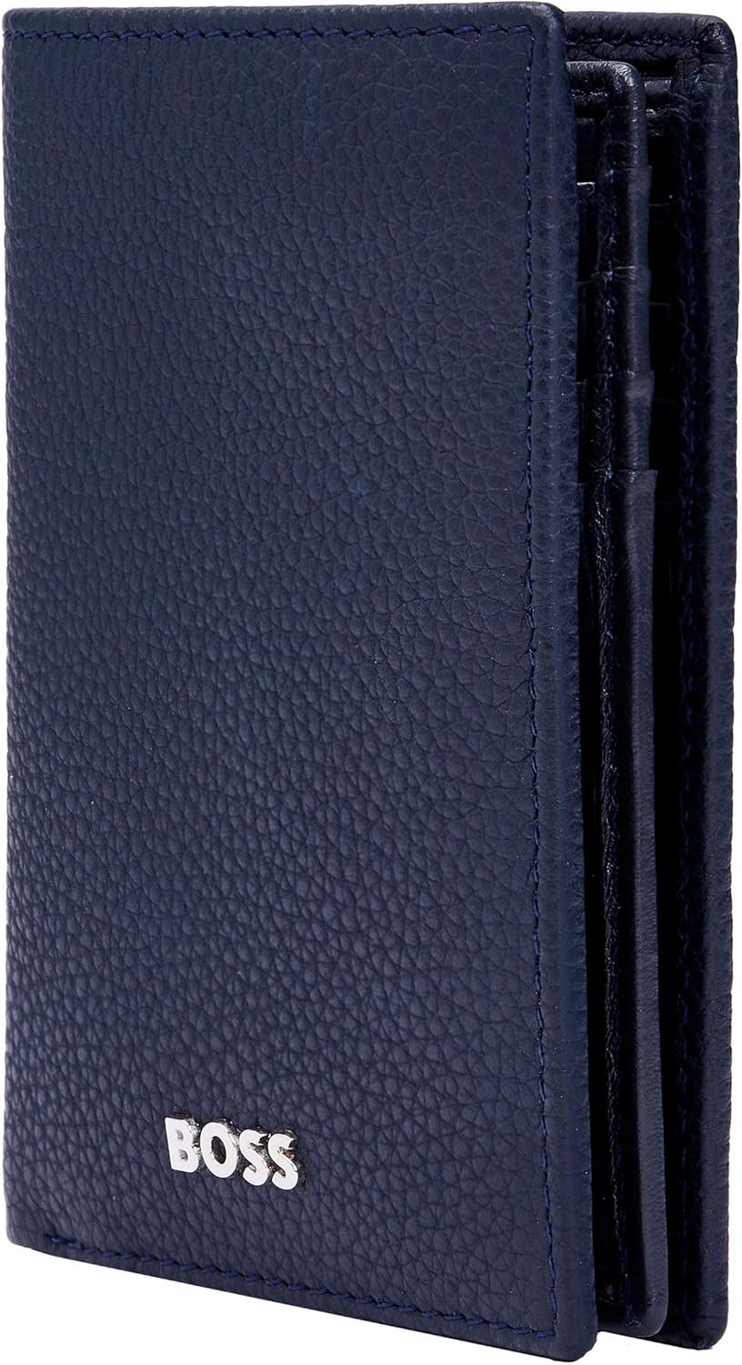 Triple Classic Grained Card Holder, blue, 16.2, Classic