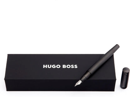 HUGO BOSS Iconic Ark Fountain Pen Black