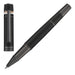 BOSS HUGO Core Iconic Black - Exclusive Brass Writing Instrument, Matte & Powder Coated in Gift Box - Elegant Design & Precise Lines (HSF521) (Rollerball)