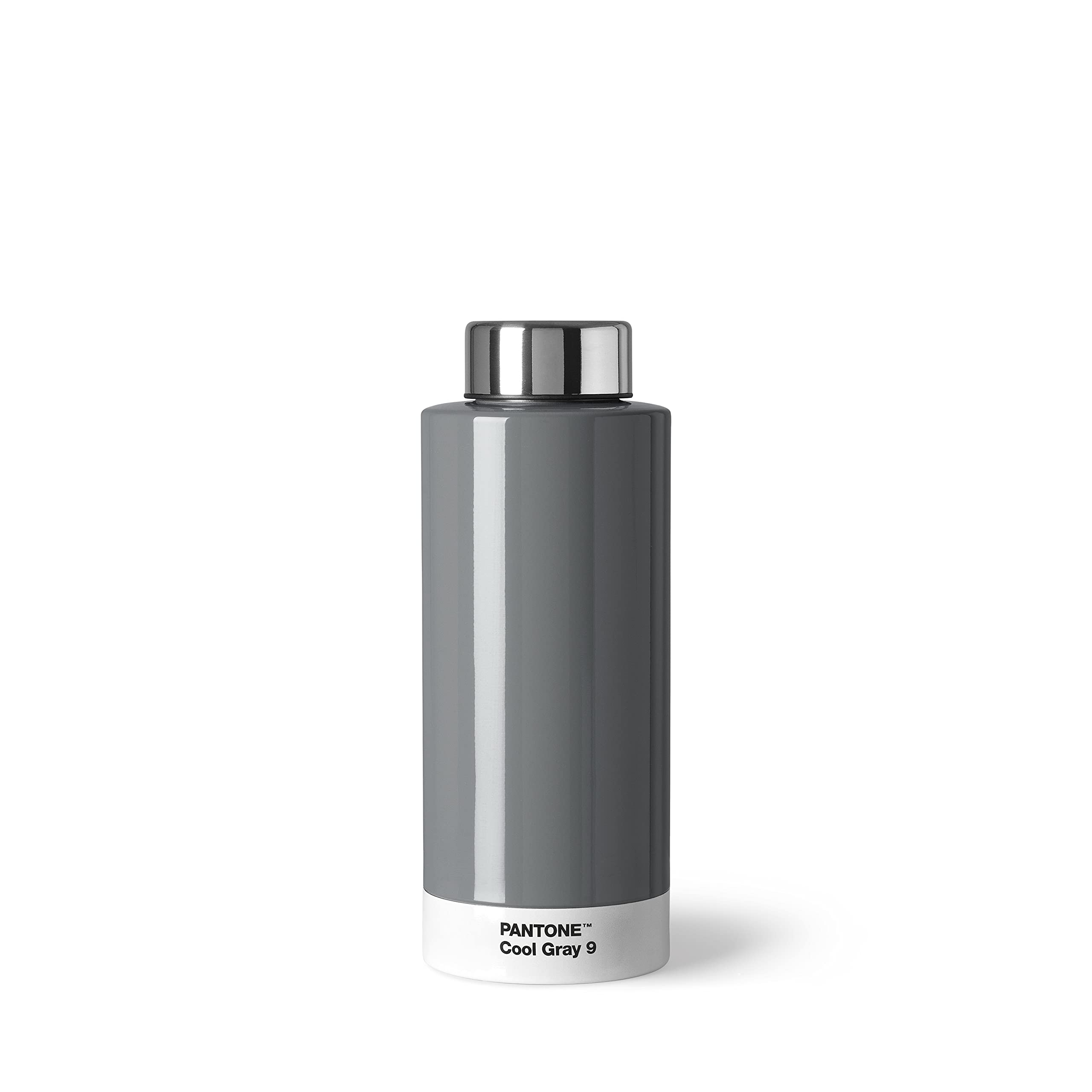 Pantone Cool Grey 009 Double Walled Stainless Steel Water Bottle with Thermal Function Leak Proof 500ml