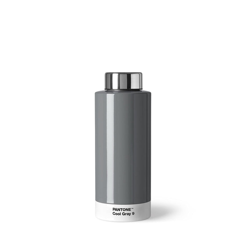 Pantone Cool Grey 009 Double Walled Stainless Steel Water Bottle with Thermal Function Leak Proof 500ml