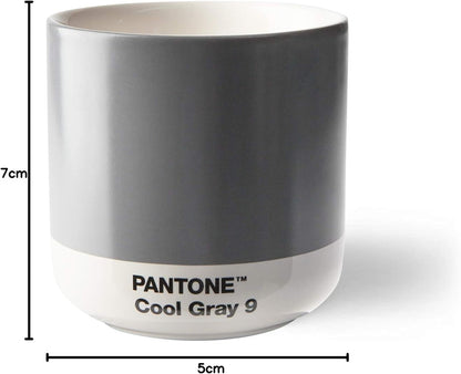 Copenhagen.design Pantone Cortado Thermo Cup, Gray, Ceramic, Cool Grey, One Size
