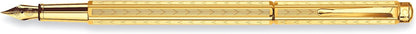 Caran d' Ache Ecridor Chevron Gilded Fountain Pen - Fine
