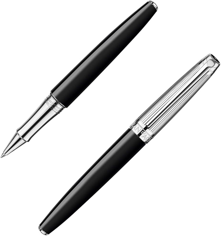 Caran d'Ache Leman Silver Plated Bicolor Rollerball Pen