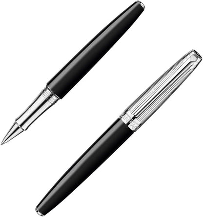 Caran d'Ache Leman Silver Plated Bicolor Rollerball Pen