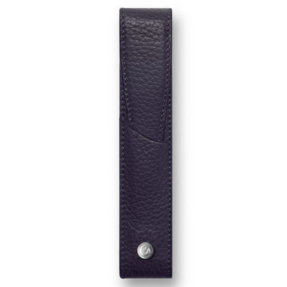 Caran d'Ache Leman Leather Single Pen Case - Blue, CD6201.449