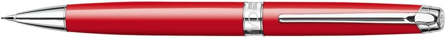 Caran d'Ache Leman Silver Plated Mechanical Pencil - Red