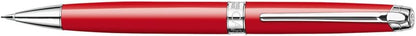 Caran d'Ache Leman Silver Plated Mechanical Pencil - Red