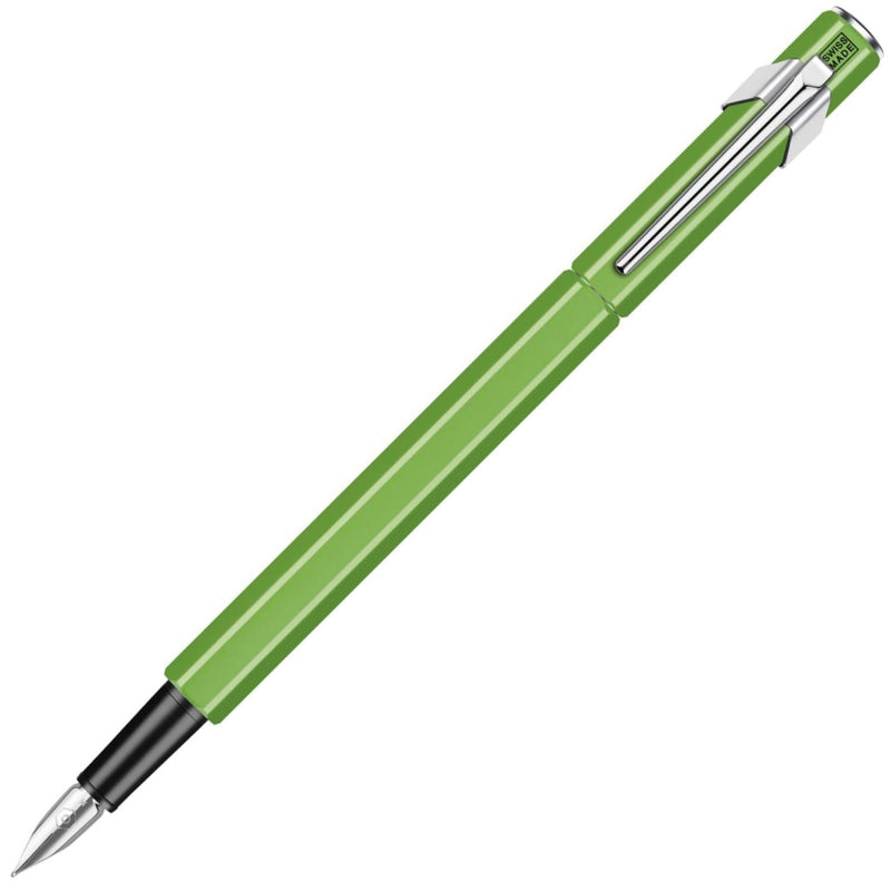Caran d ́Ache Fountain Pen Green/Yellow Fluo Nib B