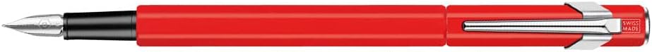 Caran d'Ache Metal Fountain Pen 849 Red Matt Nib F