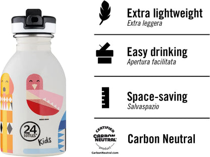 24 Bottles - Kids Collection - Urban Bottle 250 ml w. Sports Lid - Magic Friends (24B931