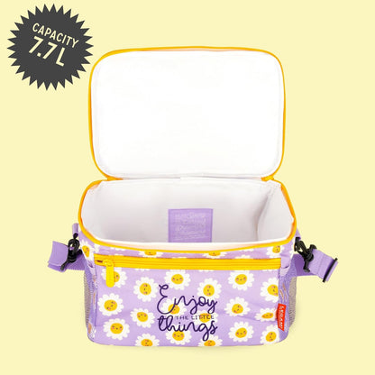 Legami SLBAG0003 Lunch Bag, Ethylene Vinyl Acetate RPET EVA Sponge, Purple