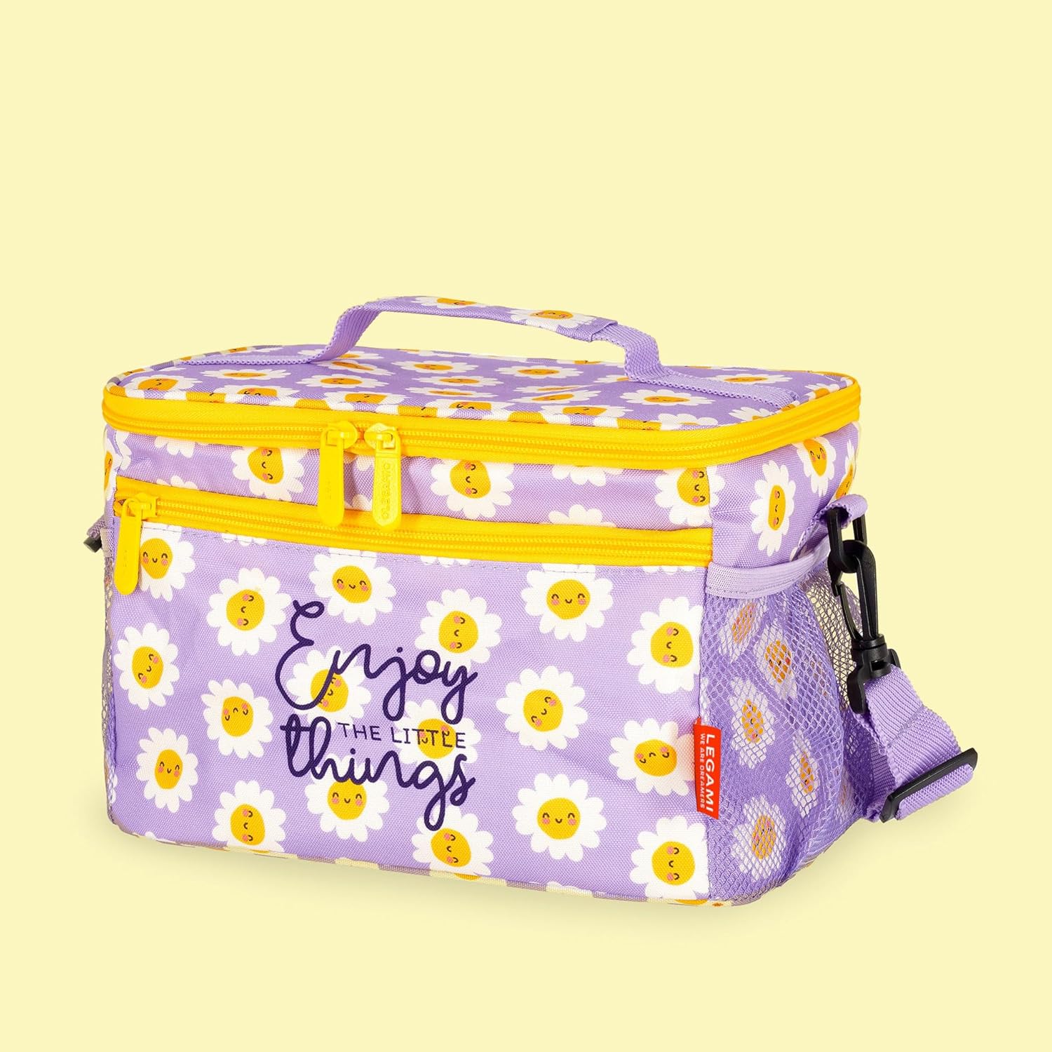 Legami SLBAG0003 Lunch Bag, Ethylene Vinyl Acetate RPET EVA Sponge, Purple