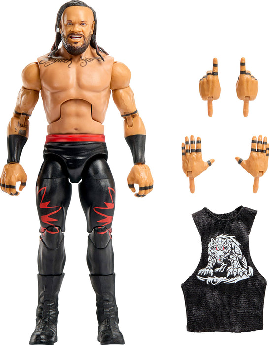 WWE Mattel Elite Action Figure & Accessories, Series #118, 6-Inch Collectible Jacob Fatu with 25 Articulation Points & Swappable Hands