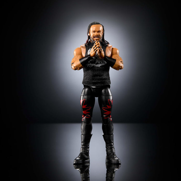 WWE Mattel Elite Action Figure & Accessories, Series #118, 6-Inch Collectible Jacob Fatu with 25 Articulation Points & Swappable Hands