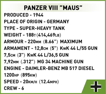 COBI PANZER VIII MAUS