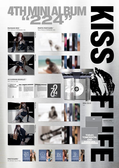 224 Version - incl. 8 Photo Postcards, Photocard, Accordion Booklet w/Envelope