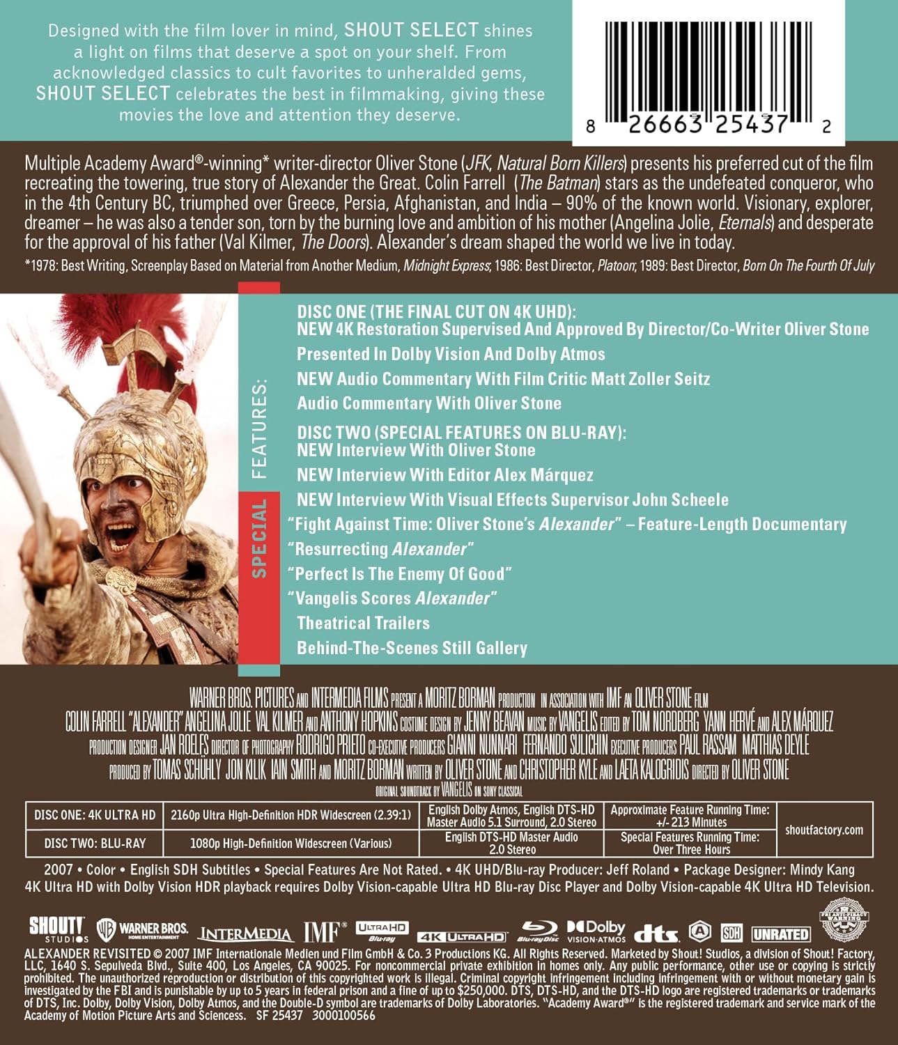 Alexander Revisited: The Final Cut 4K Ultra HD 4K UHD