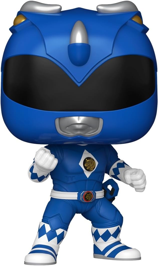 Funko Pop! Movies: Mighty Morphin Power Rangers Movie - Blue Ranger - Vinyl-Sammelfigur - Geschenkidee - Offizielle Handelswaren - Spielzeug Für Kinder und Erwachsene - Movies Fans