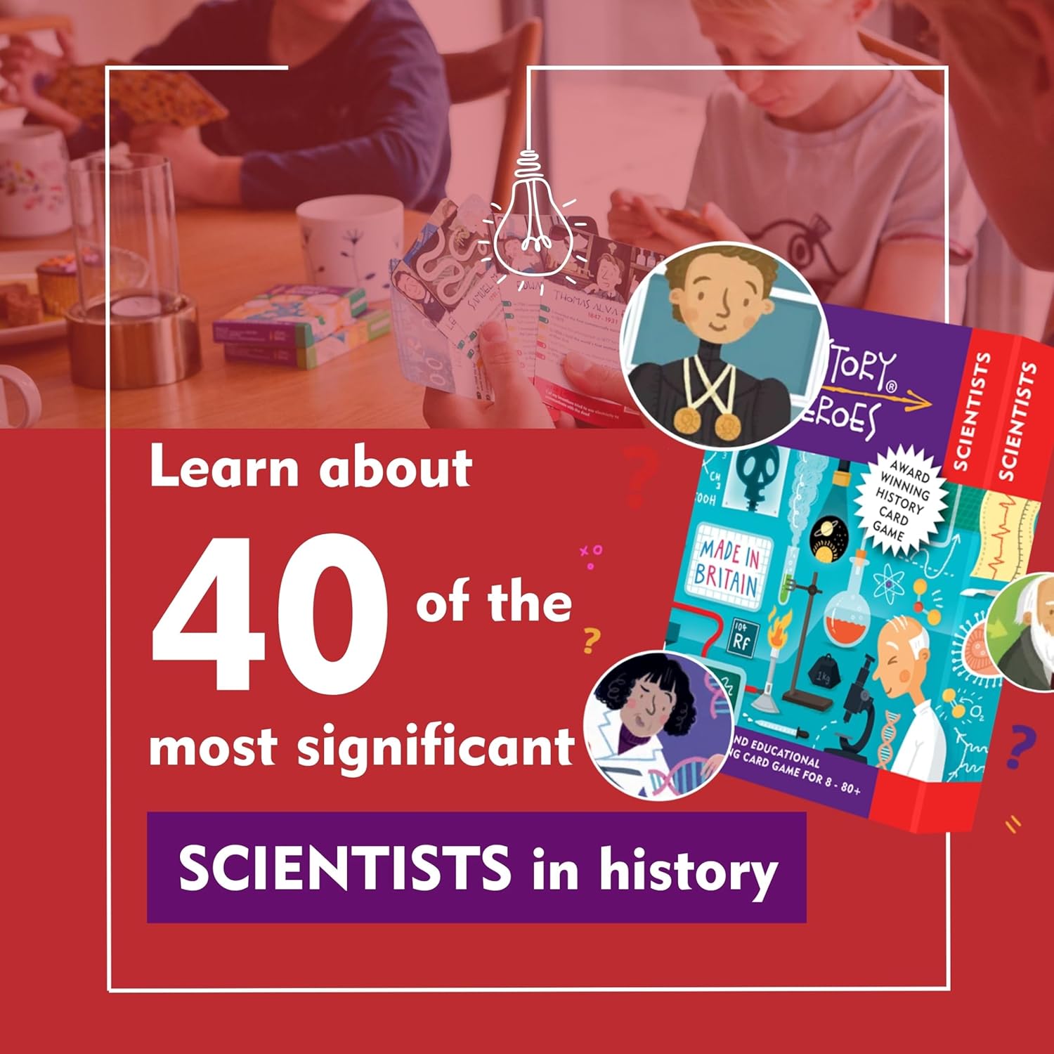 History Heroes: Scientists Card Game
