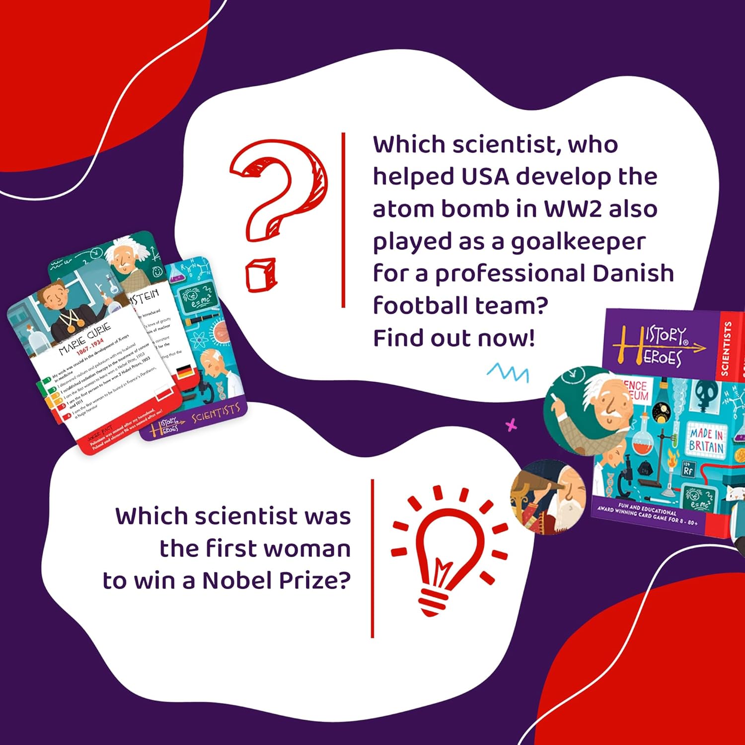 History Heroes: Scientists Card Game