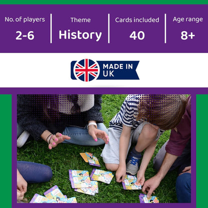 History Heroes: EXPLORERS - History Quiz Card Game for Kids, Adults, Travel, Game Night - Family Friendly, Fun and Educational Party Game About The Greatest Exploration & Explorers