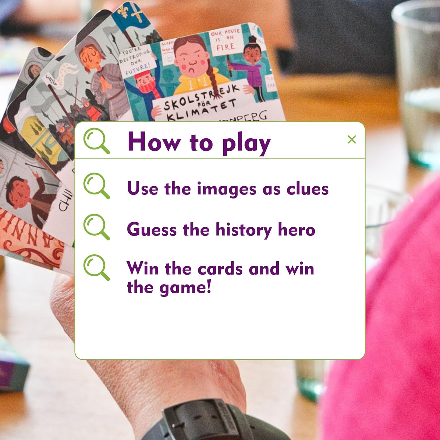 History Heroes: CHILDREN - History Quiz Card Game for Kids, Adults, Game Night - Family Friendly, Fun & Educational Party Game About Famous Young People in History