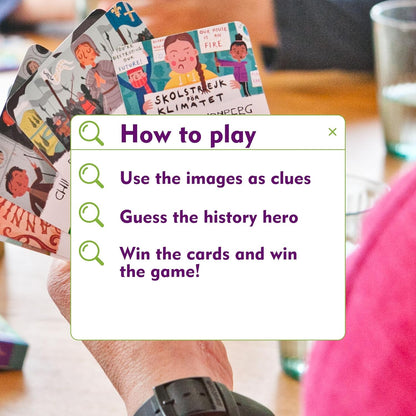 History Heroes: CHILDREN - History Quiz Card Game for Kids, Adults, Game Night - Family Friendly, Fun & Educational Party Game About Famous Young People in History
