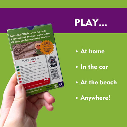History Heroes: CHILDREN - History Quiz Card Game for Kids, Adults, Game Night - Family Friendly, Fun & Educational Party Game About Famous Young People in History