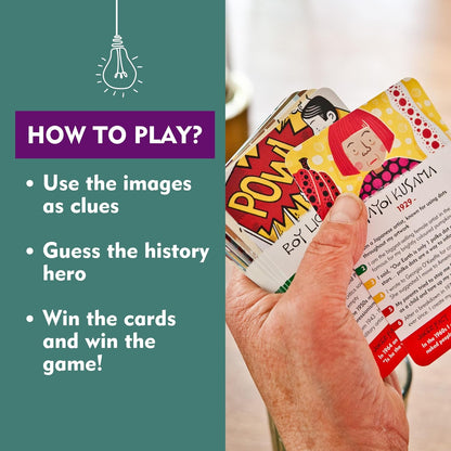 History Heroes: ARTISTS - Art History Quiz Card Game for Kids, Adults, Game Night - Family Friendly, fun & educational Party Game About Famous Artists