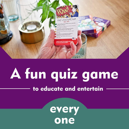 History Heroes: ARTISTS - Art History Quiz Card Game for Kids, Adults, Game Night - Family Friendly, fun & educational Party Game About Famous Artists