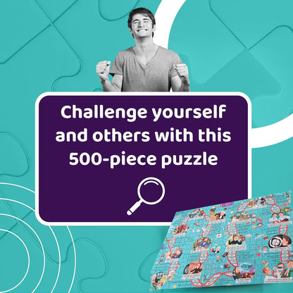 History Heroes: Medicine Makers - 500 Piece Jigsaw Puzzle for Kids & Adults - Educational Puzzle Game About Medical Science - Fun Family Activity & Learning Experience