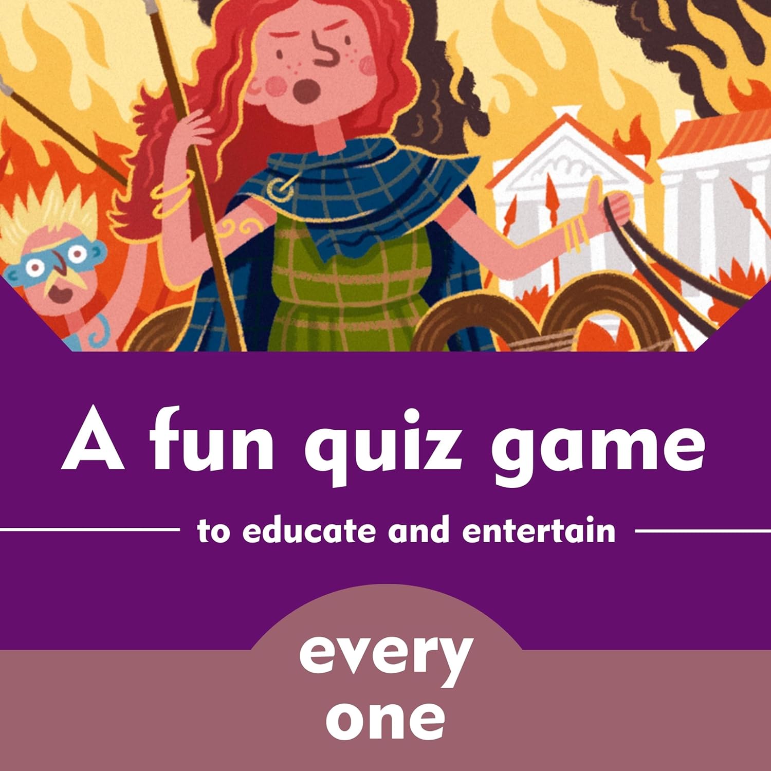 History Heroes: Romans - Ancient History Quiz Card Game for Kids, Adults, Game Night - Family Friendly Party Game About Ancient Rome - Fun & Educational Travel Game