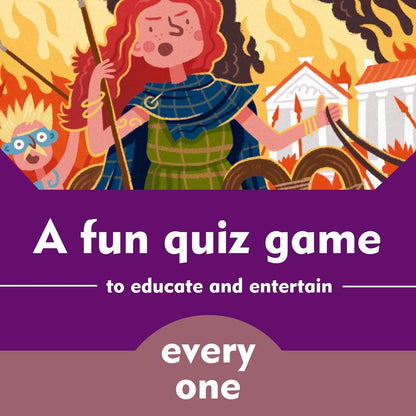 History Heroes: Romans - Ancient History Quiz Card Game for Kids, Adults, Game Night - Family Friendly Party Game About Ancient Rome - Fun & Educational Travel Game