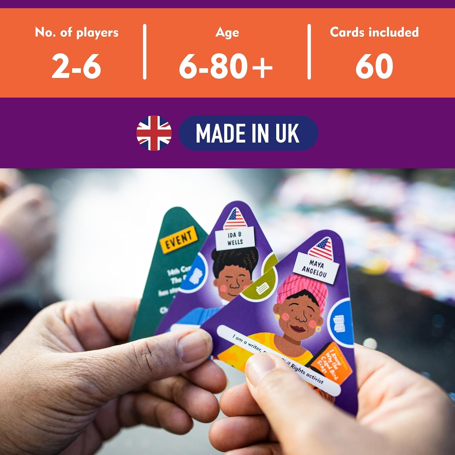 History Heroes' A Little Slice of History Card Game - The fantastic, fun family game for boys, girls and adults for all ages - brilliant pocket-sized game to play anywhere anytime!