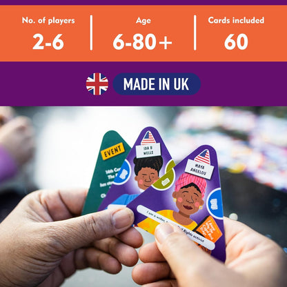 History Heroes' A Little Slice of History Card Game - The fantastic, fun family game for boys, girls and adults for all ages - brilliant pocket-sized game to play anywhere anytime!