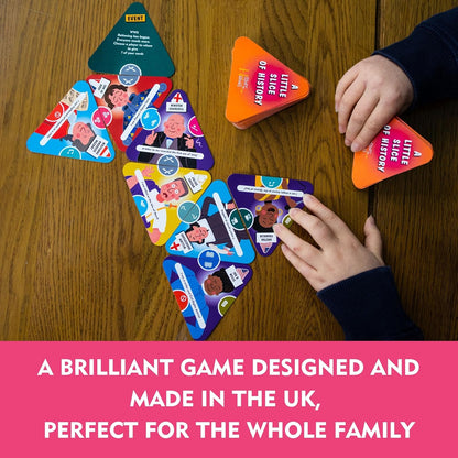 History Heroes' A Little Slice of History Card Game - The fantastic, fun family game for boys, girls and adults for all ages - brilliant pocket-sized game to play anywhere anytime!