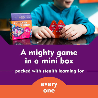 History Heroes' A Little Slice of History Card Game - The fantastic, fun family game for boys, girls and adults for all ages - brilliant pocket-sized game to play anywhere anytime!