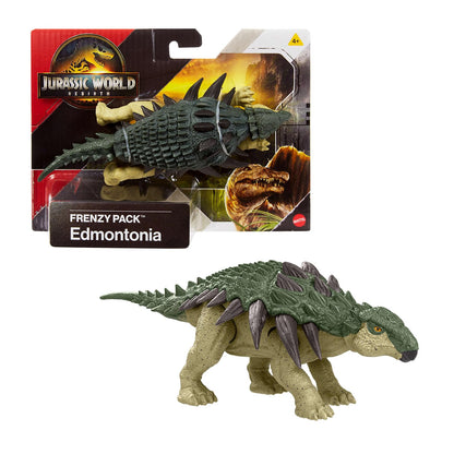Mattel Jurassic World Rebirth: Frenzy Pack - Edmontonia Figure (Jcl50)